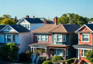 Community members engaged in home repair projects in Pontiac