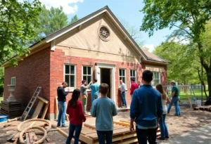Thorington Schoolhouse being renovated with community involvement