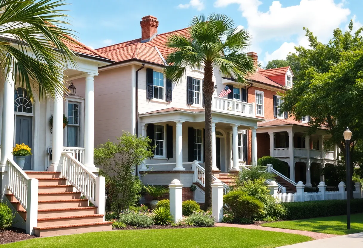 Beautiful colonial-style homes at Dearborn Inn