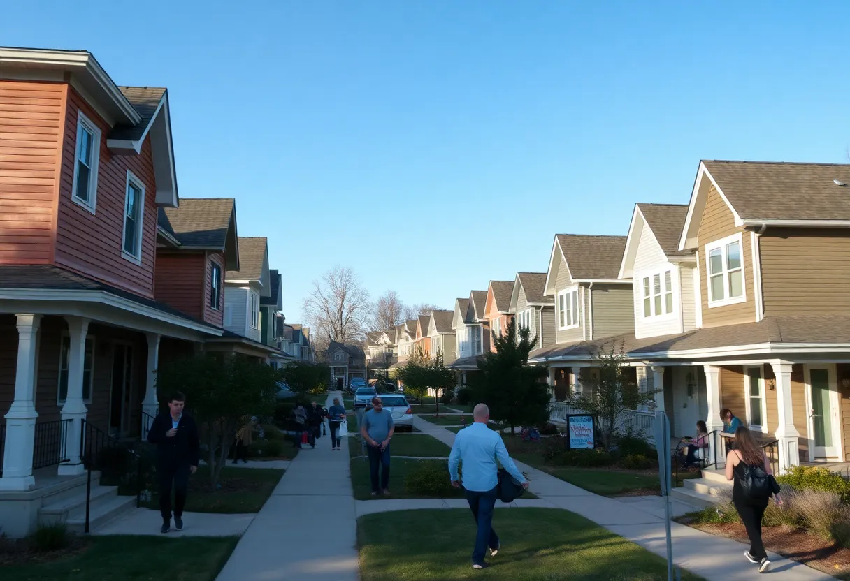 Homes in a Pontiac neighborhood