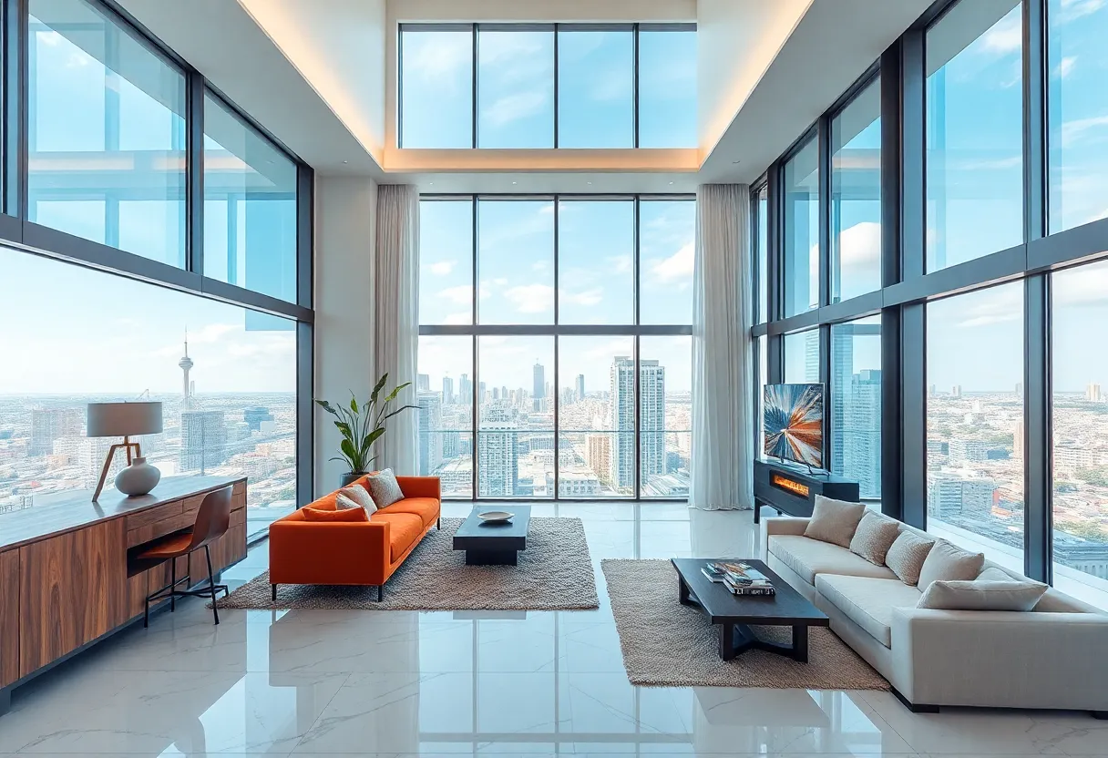 Beautifully renovated home interior showcasing modern design.