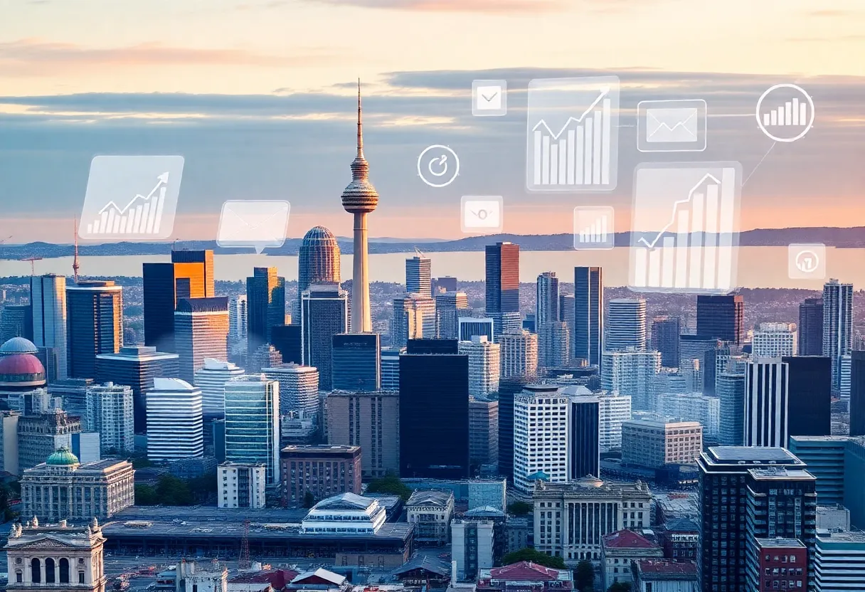 Auckland city skyline illustrating data-driven marketing strategies