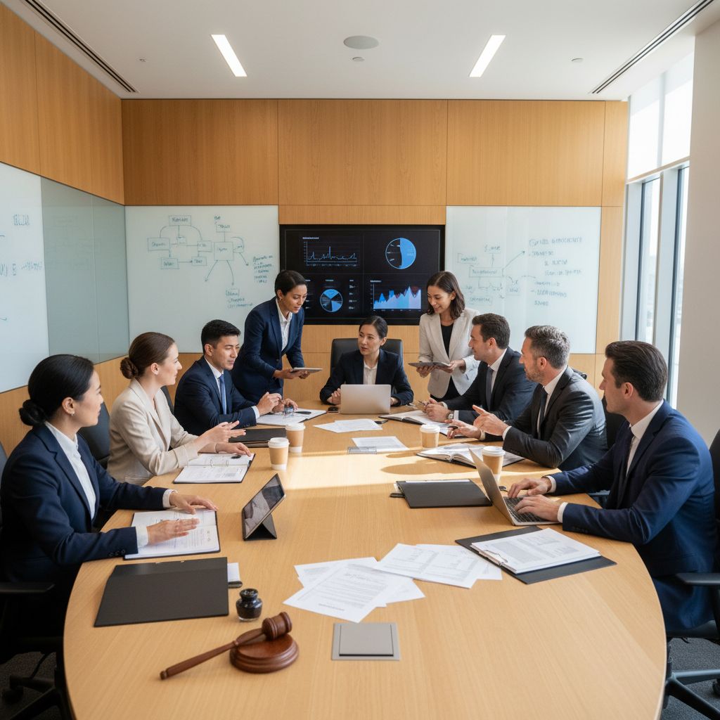 Des Moines law office showcasing teamwork and technology