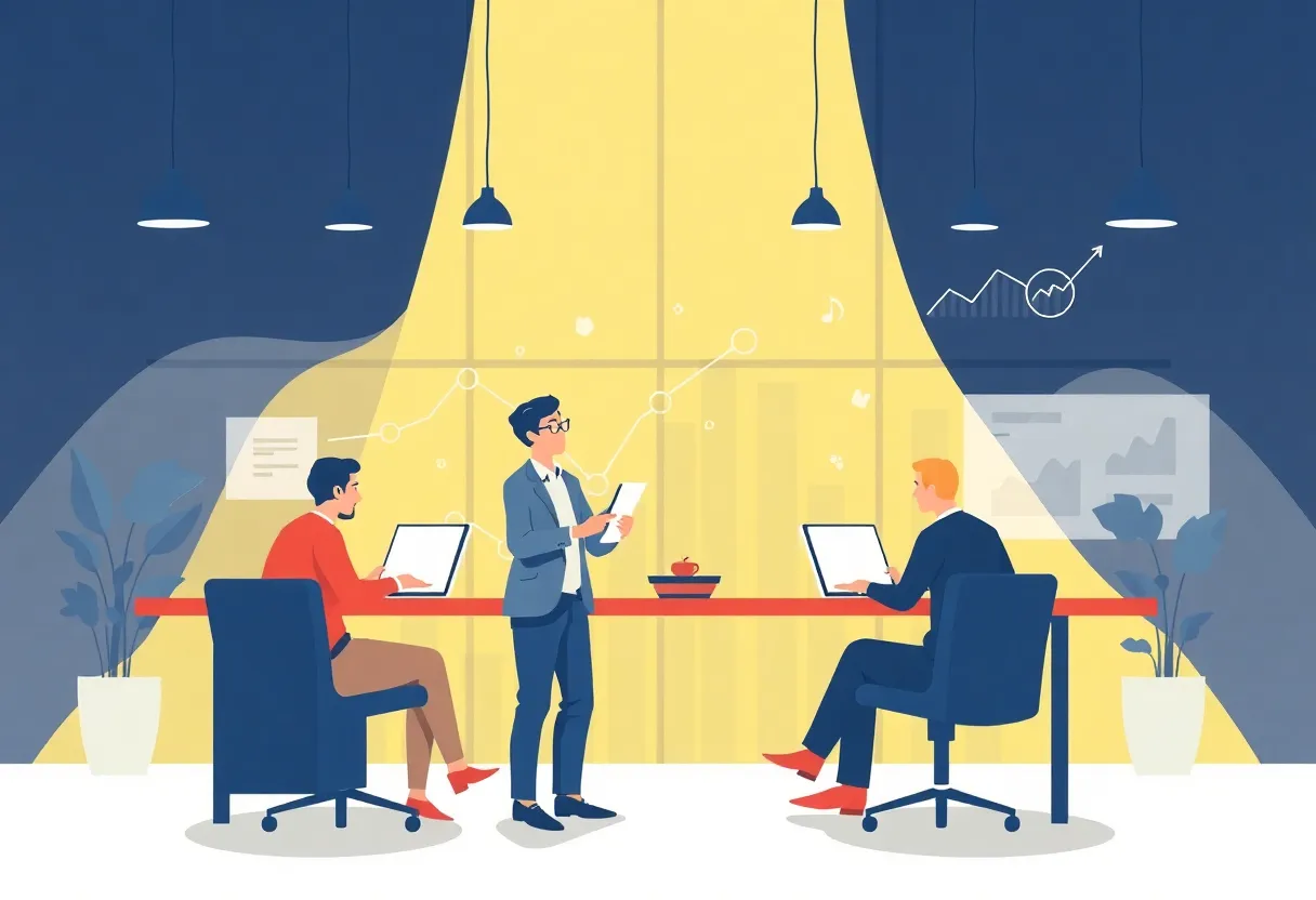 Meyocks Research team collaborating on marketing insights.