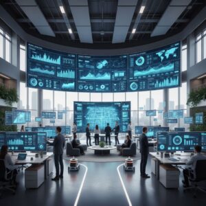 Texas city skyline representing government technology upgrade