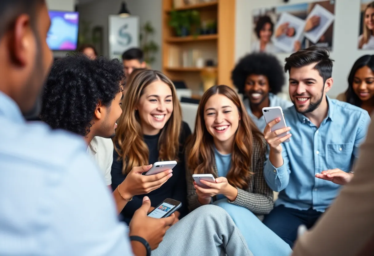 Visual representation of health and wellness social media marketing trends