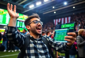 Soccer fans engaging with predictions about matches