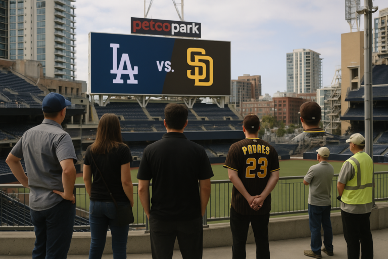 Northville Fans Gear Up for Dodgers vs. Padres Showdown