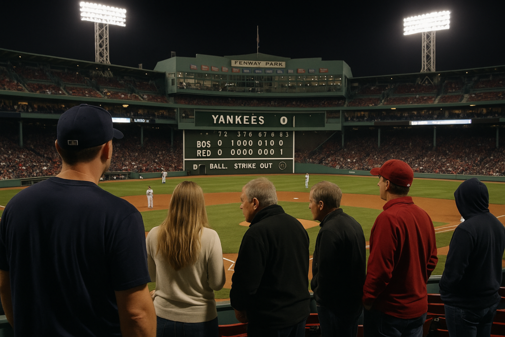 Yankees and Red Sox Set for Sunday Night Showdown at Fenway Park