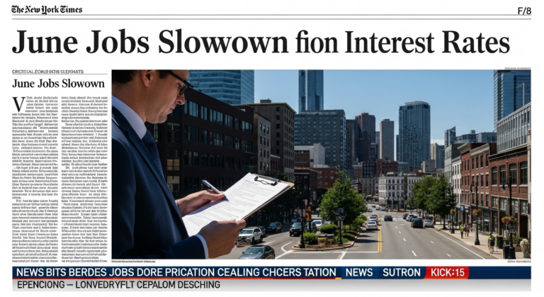 June Jobs Slowdown Alters Market Outlook on Interest Rates