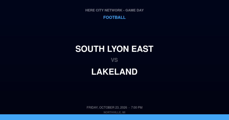 South Lyon East 34, Lakeland 7